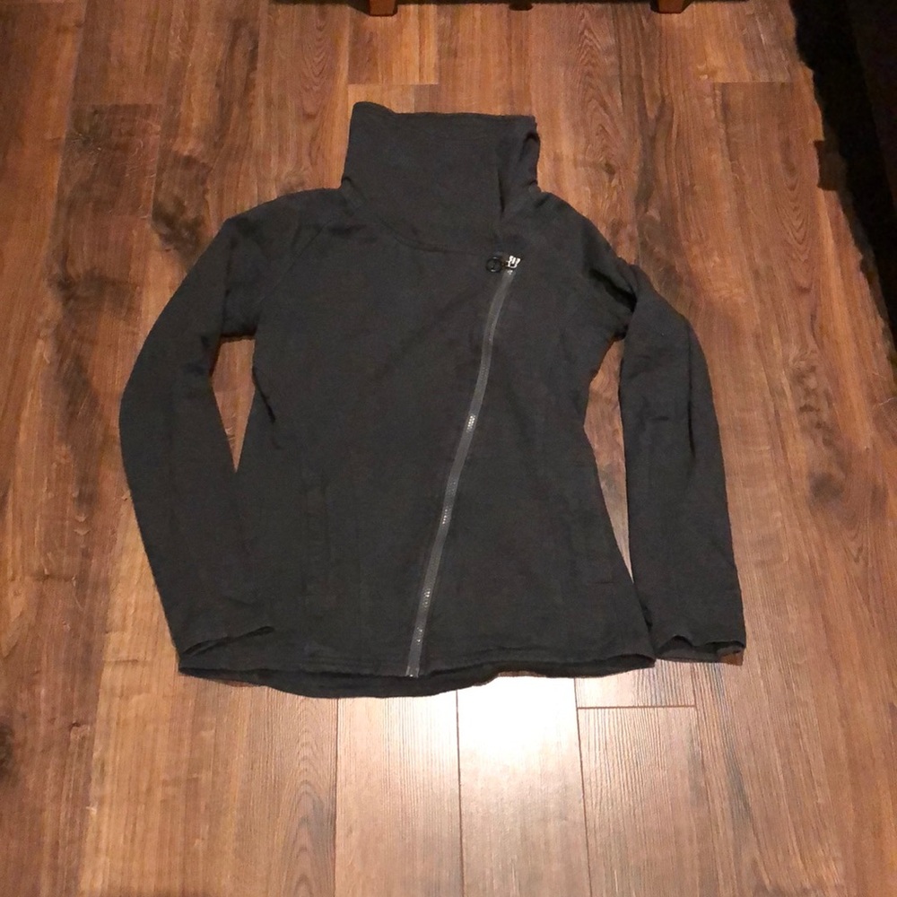 Charcoal cowl neck Puma sweater
